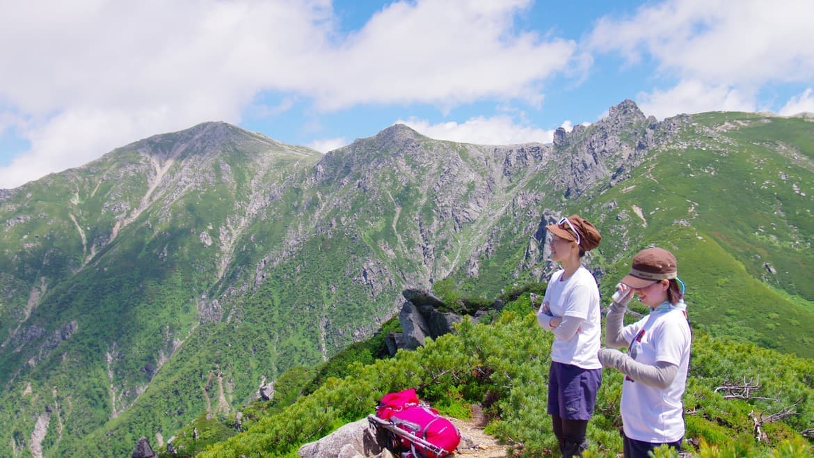 三ノ沢岳登山